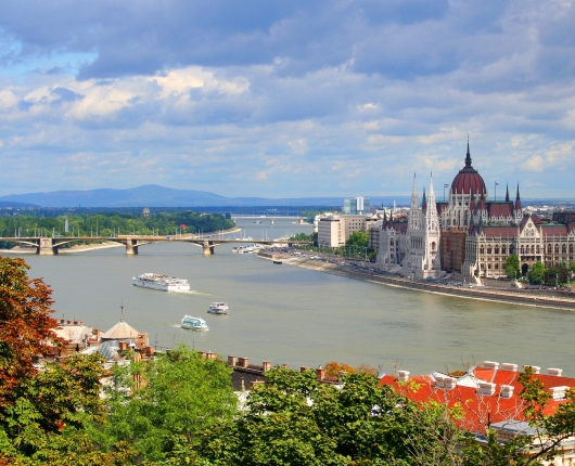 Budapest Donau und Parlament